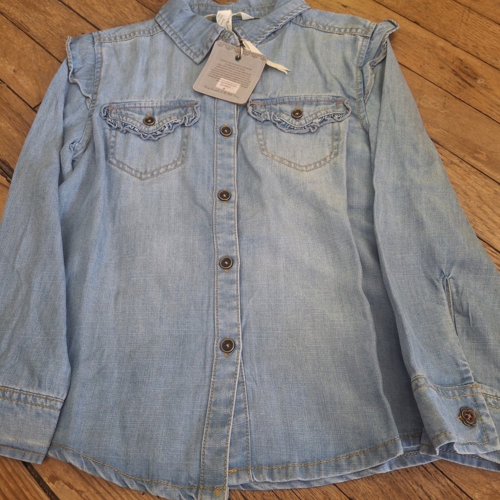 Matilda Jane Light Blue Button Down Shirt